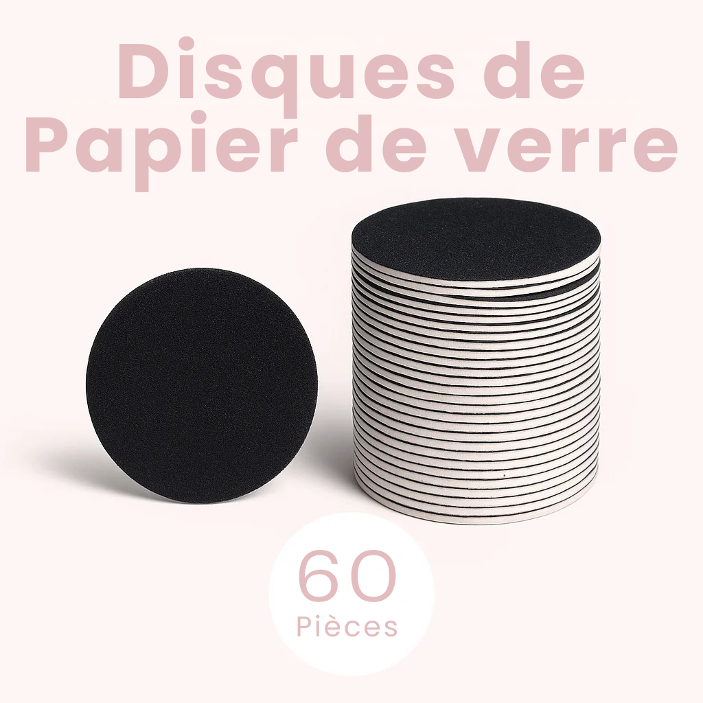 Disques de Ponçage pour Pédicure Électrique – 60 Pièces Péducia