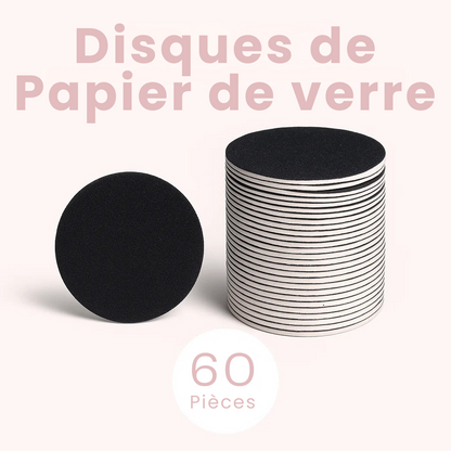 Disques de Ponçage pour Pédicure Électrique – 60 Pièces Péducia